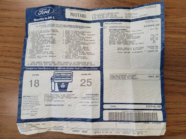 1992 Ford Mustang - Photo 18