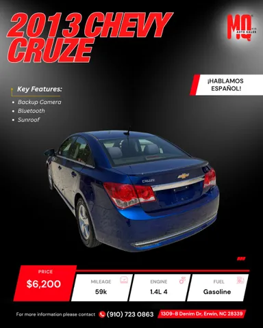 2013 Chevrolet Cruze 1LT - Photo 7