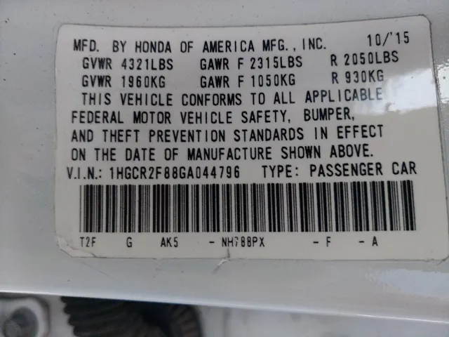 2016 Honda Accord EX-L - Photo 23