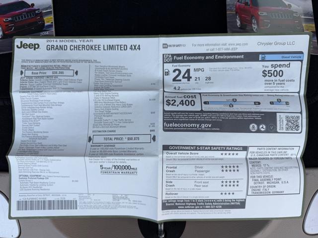 2014 Jeep Grand Cherokee Limited 4WD