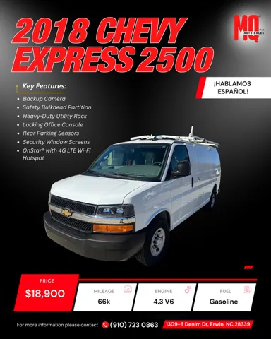 2018 Chevrolet Express 2500 Work Van HD's photo