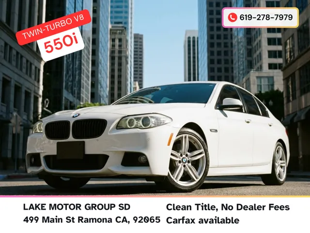 2012 BMW 5 Series 550i Sedan's photo