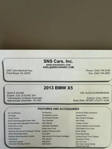 2013 BMW X5 xDrive35i - Photo 42