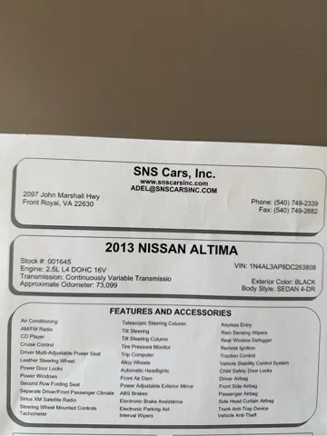 2013 Nissan Altima Sedan - Photo 29