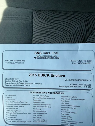 2015 Buick Enclave Convenience - Photo 37