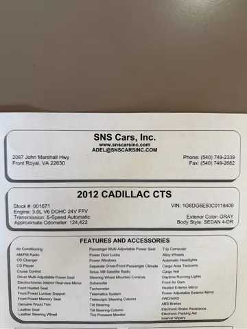 2012 Cadillac CTS Sport Sedan Luxury Collection - Photo 36