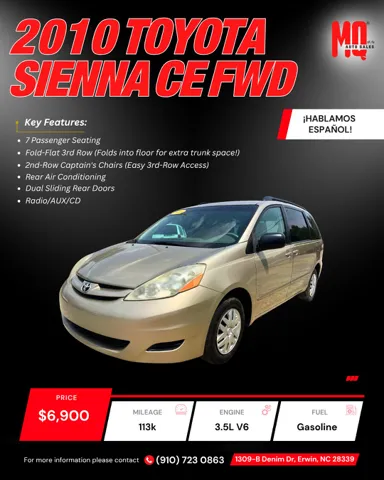 2010 Toyota Sienna CE 8-Passenger's photo